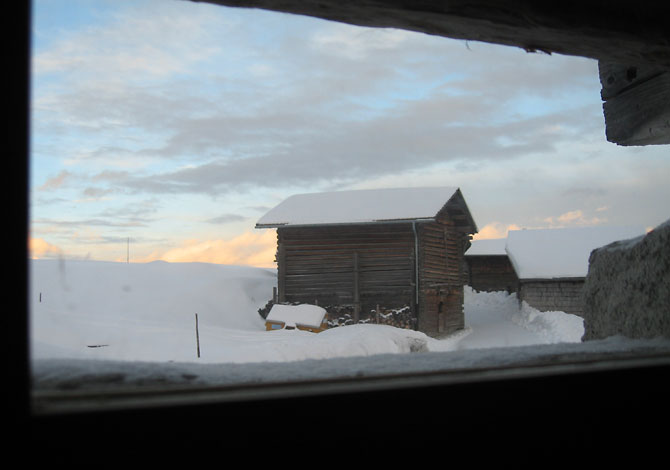 Blick vom K&uuml;chenfenster